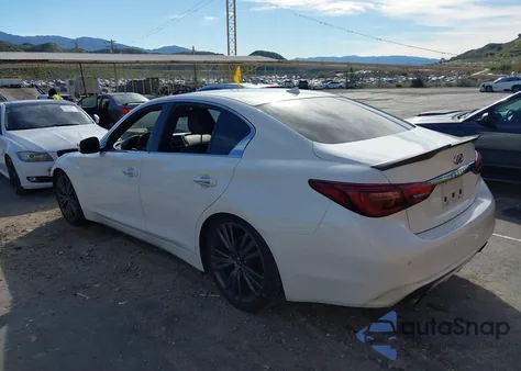 2020 Infiniti Q50 Edition 30 z USA, uszkodzony, nr VIN JN1EV7AP2LM204097